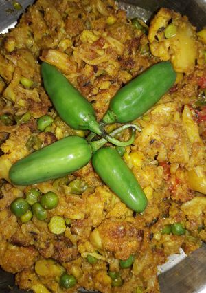 A picture of Cauliflower fry.