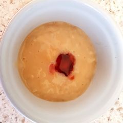 A picture of My Strawberry Flavoured Rice Pudding 😋.