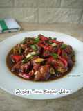 Daging Tumis Kecap Jahe