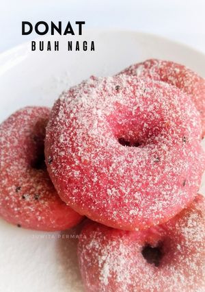 Foto resep Donat Buah Naga
