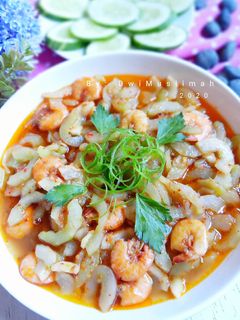 Foto resep Tumis Timun Udang