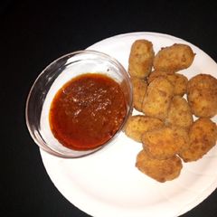 Sweet potato & Irish potato nugget A picture of Sweet potato & Irish potato nugget.
