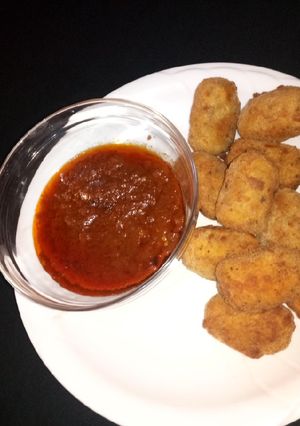 A picture of Sweet potato & Irish potato nugget.