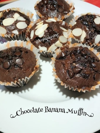 Cara Gampang Menyiapkan Resep Banana Chocolate Muffin yang Uenak Anti Ribet, Bikin Ngiler