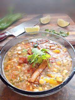A picture of Green Chicken Chili.
