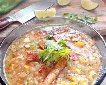 The New Way Prepare Recipe Green Chicken Chili Very Delicious