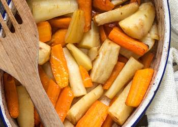 The New Way Serving Recipe Honey Glazed Carrots  Parsnips Most Delicious