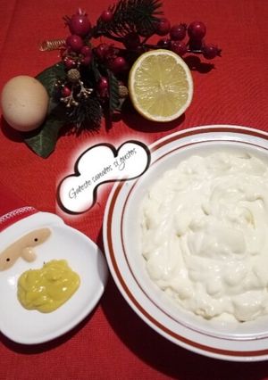 O poză a rețetei Maioneza.