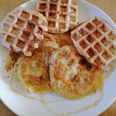 A picture of Pancake and waffles.