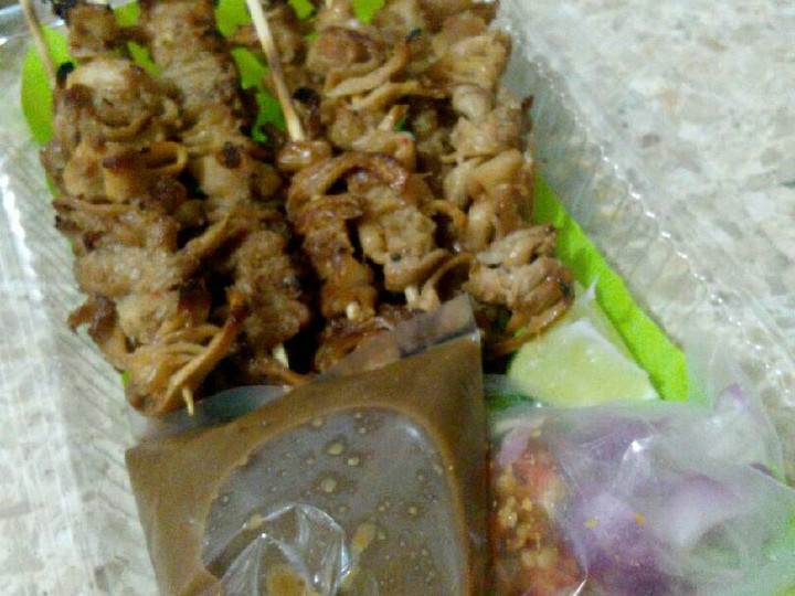 Langkah Mudah untuk Membuat Sate jamur tiram simple, Lezat Sekali