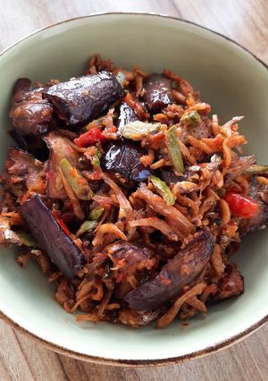 Foto resep Sambel Terong Pete Teri Bontio