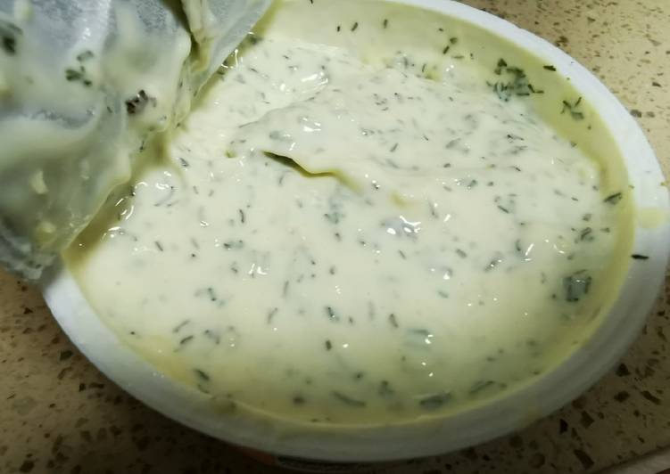 Recipe of Any-night-of-the-week Garlic and herbs cream cheese