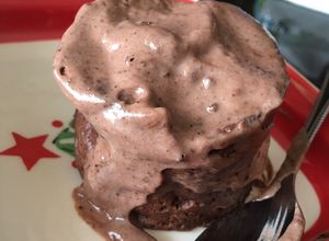 รูปของ Cocoa mug cake[สูตรไมโครเวฟ][อ้วนน้อยย]