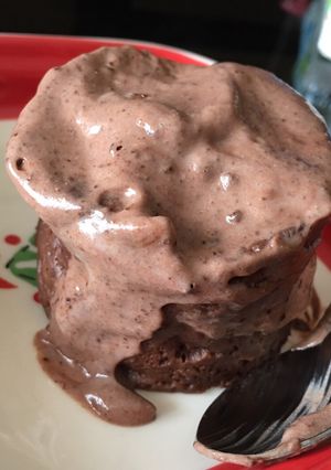 รูปของ Cocoa mug cake[สูตรไมโครเวฟ][อ้วนน้อยย]