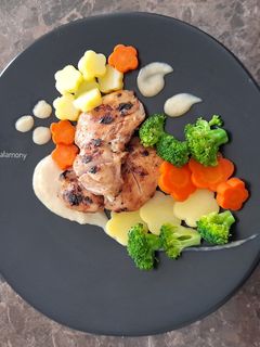 Foto resep Creamy Chicken Steak