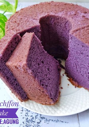 Foto resep Taro chiffon cake