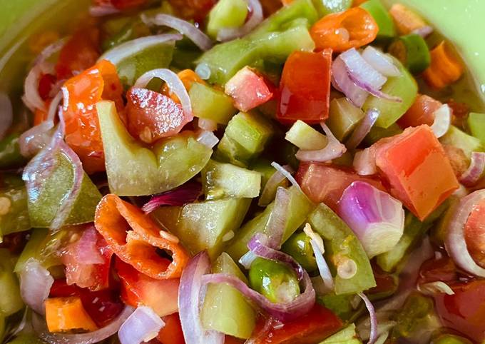 Bagaimana cara memasak Sambal dabu2 super gampang! dijamin nagih banget