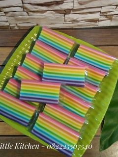 Foto resep Lapis Rainbow Sagu Beras