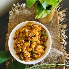 A picture of Masala pasta.