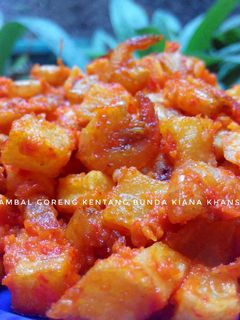 Foto resep Sambal goreng kentang Udang