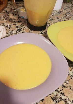 Una foto de Crema de calabacín