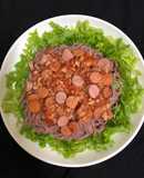 Spaghetti eatclean (bún gạo lứt)