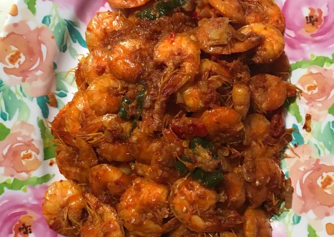 Resep Udang Balado, Lezat Sekali