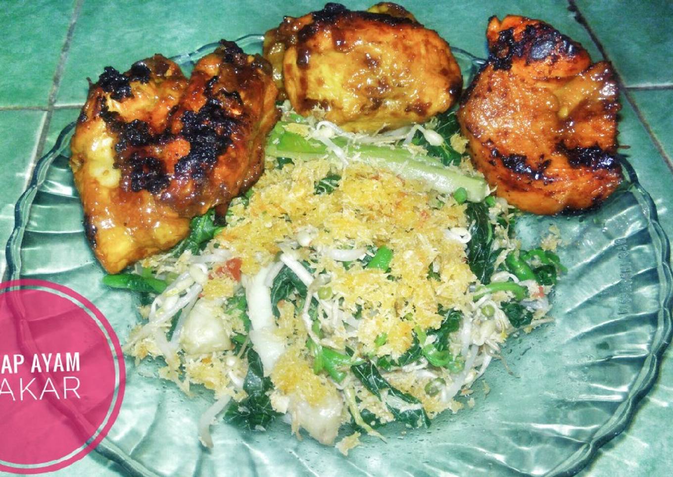 Urap ayam goreng