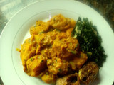 Yam and sweet potato porridge