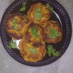 A picture of Masoor dal tikki.
