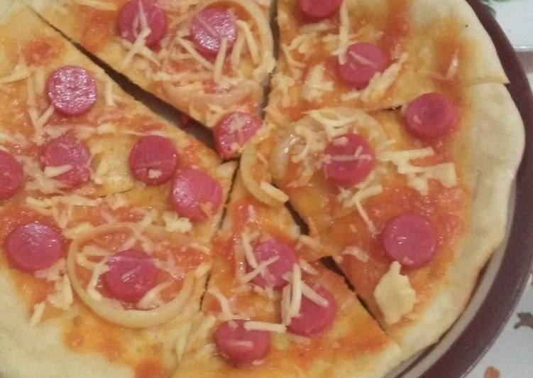 Pizza teplon empuk anti gagal