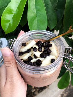 Foto resep Choco Banana Overnight Oats
