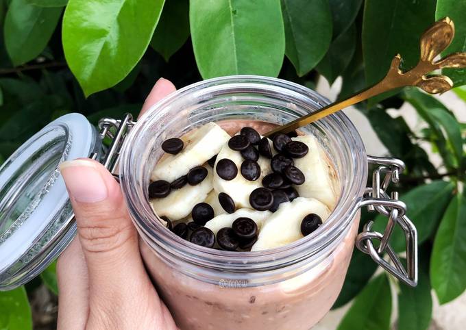 Choco Banana Overnight Oats