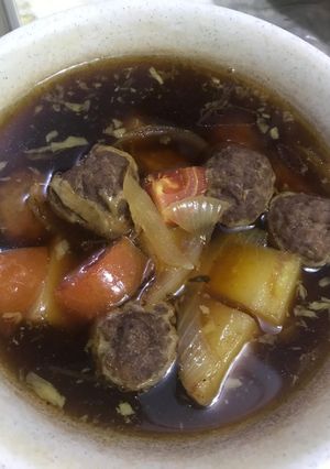 Foto resep Semur bola daging