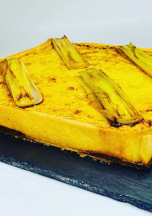 Une photo de Tarte aux poireaux
