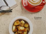 Gambar crouton minyak