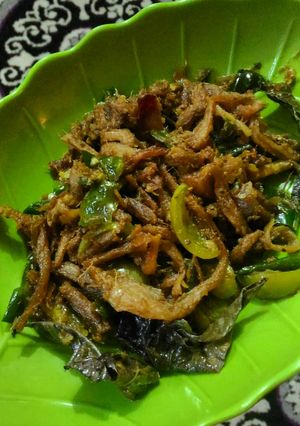 Foto resep Ikan Asin Jambrong Cabe Ijo