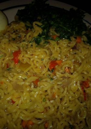 A picture of Noodle's delight.