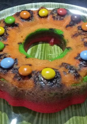 Foto resep Rainbow steam cake