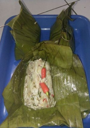 Foto resep Pepes jantung pisang
