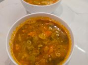 A picture of green lentils