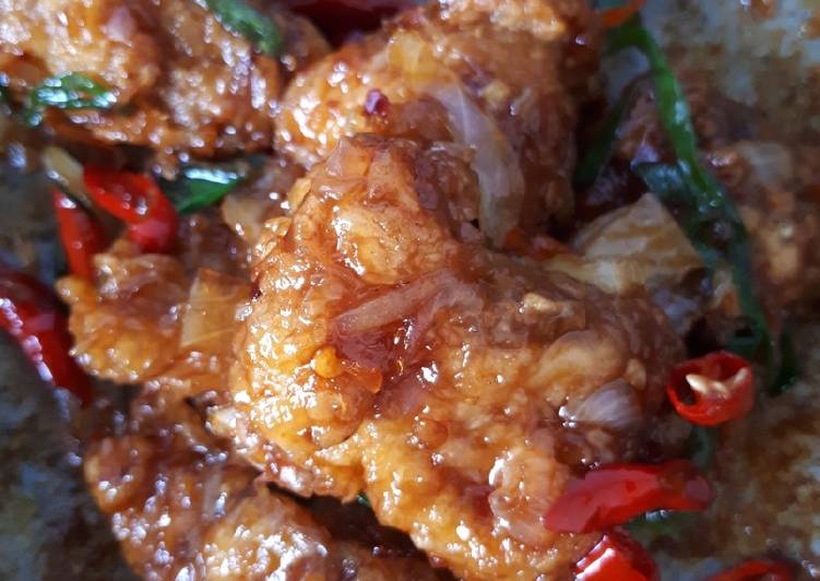 Resep @MANTAP Ayam Pedas Szechuan menu masakan harian