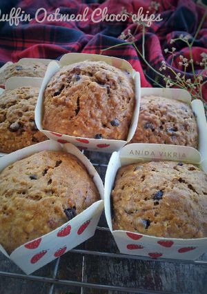 Foto resep Muffin Oatmeal Choco chips