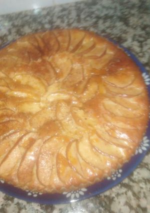 صورة لوصفة كيكة التفاح