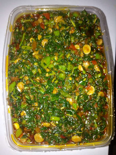 A picture of Efo oriro.