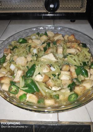 Foto resep Labu siam & tahu tumis saos tiram