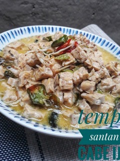 Foto resep Tempe santan cabe ijo