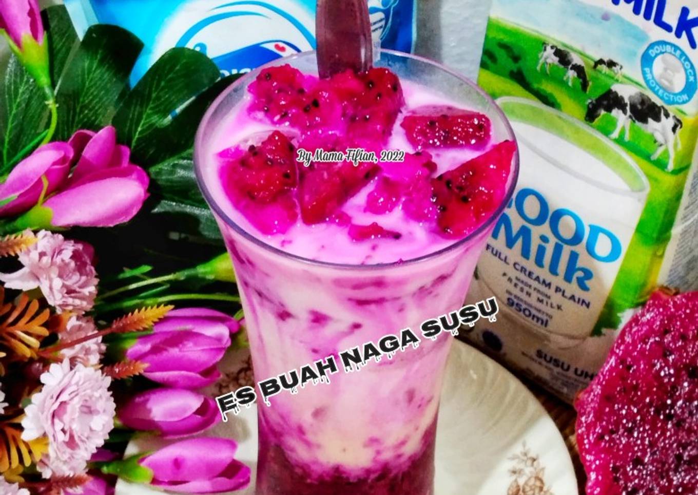 Es Buah Naga Susu