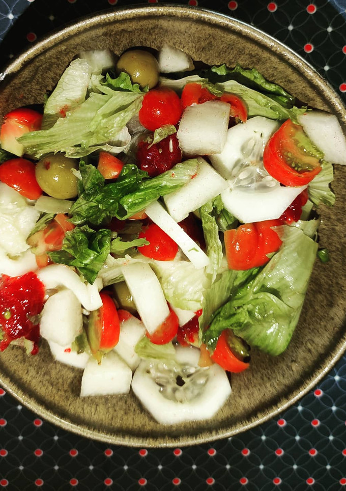 Una foto de *Ensalada con frutas*🥗
