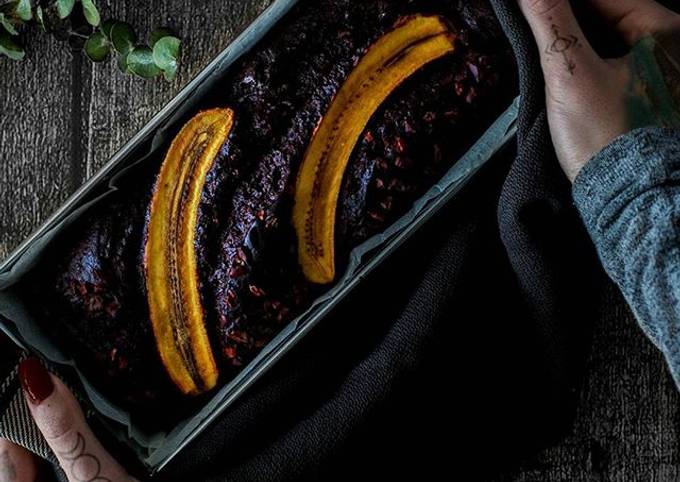 Step-by-Step Guide to Make Favorite Chocolate PB Banana Bread [Vegan]